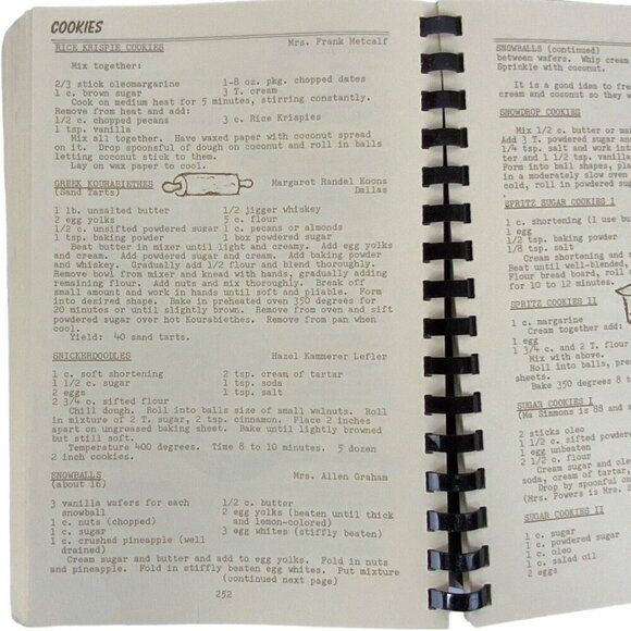 Square House Museum Cookbook Sixth Edition 1973 Panhandle TX Spiral Bound - Picture 13 of 15